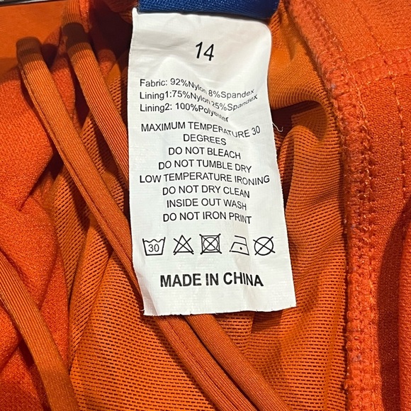 Hilor Macrame Back Shirred Halter One Piece Tummy Control Swimsuits Swimwear - Picture 9 of 12